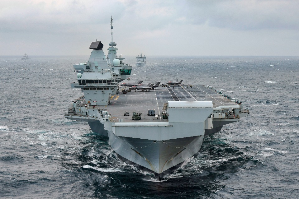 Imagem relacionada à notícia: Porta-aviões Marinha Real britânica em preparação final para liderar a implantação multinacional para o Mediterrâneo e Indo-Pacífico