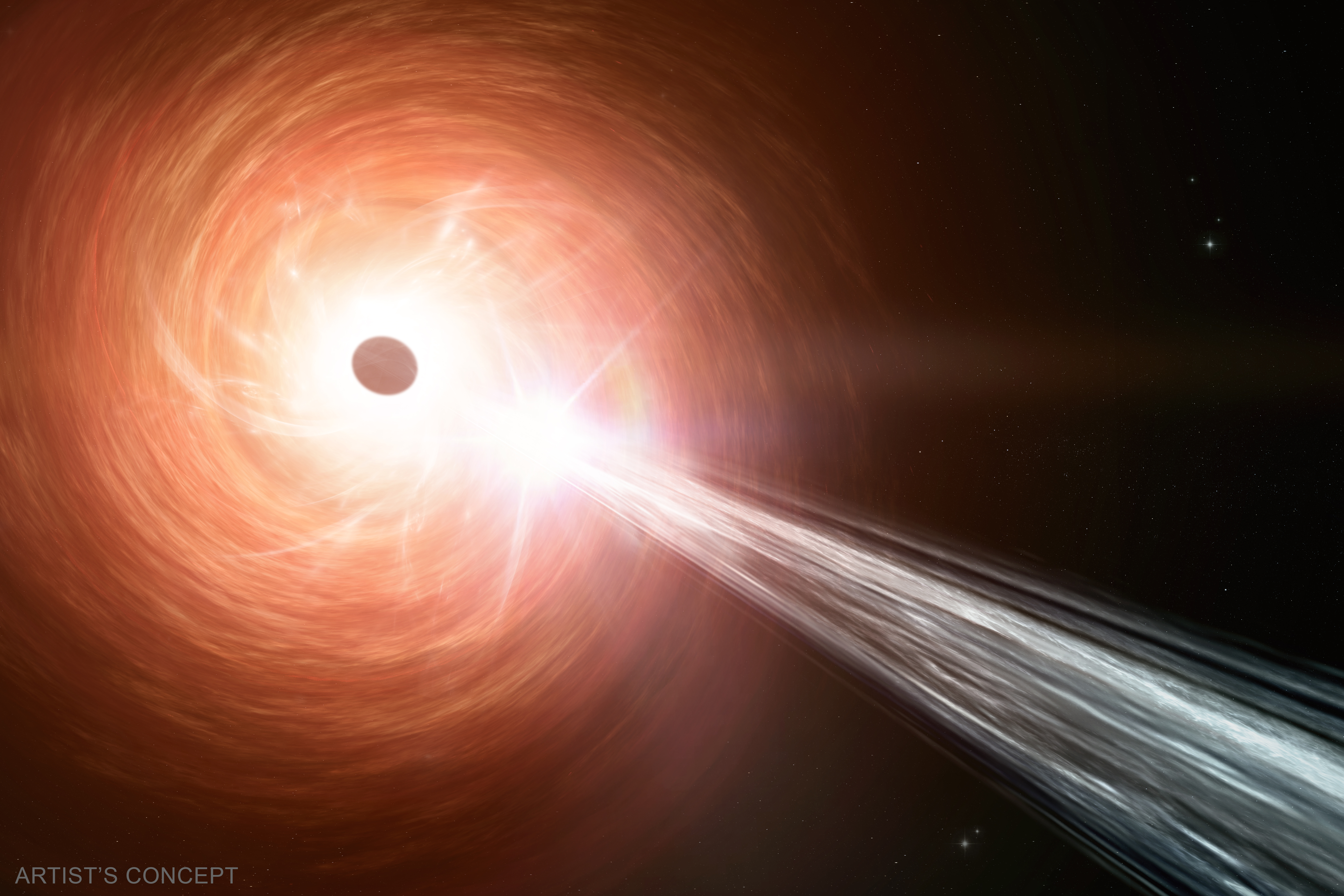 Imagem relacionada à notícia: NASAŞ Chandra encontra buraco preto com crescimento tremendo