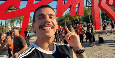 Influenciador grava v&iacute;deo correndo no Rock in Rio Foto: Reprodu&ccedil;&atilde;o/Instagram