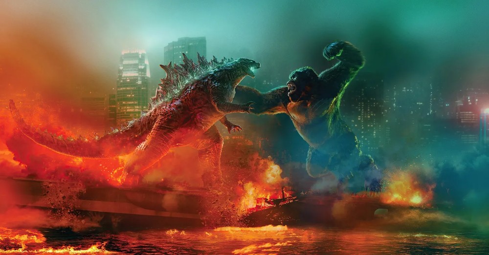 Godzilla vs. Kong acompanha o encontro e a luta entre dois gigantes — Foto: Reprodução/JustWatch