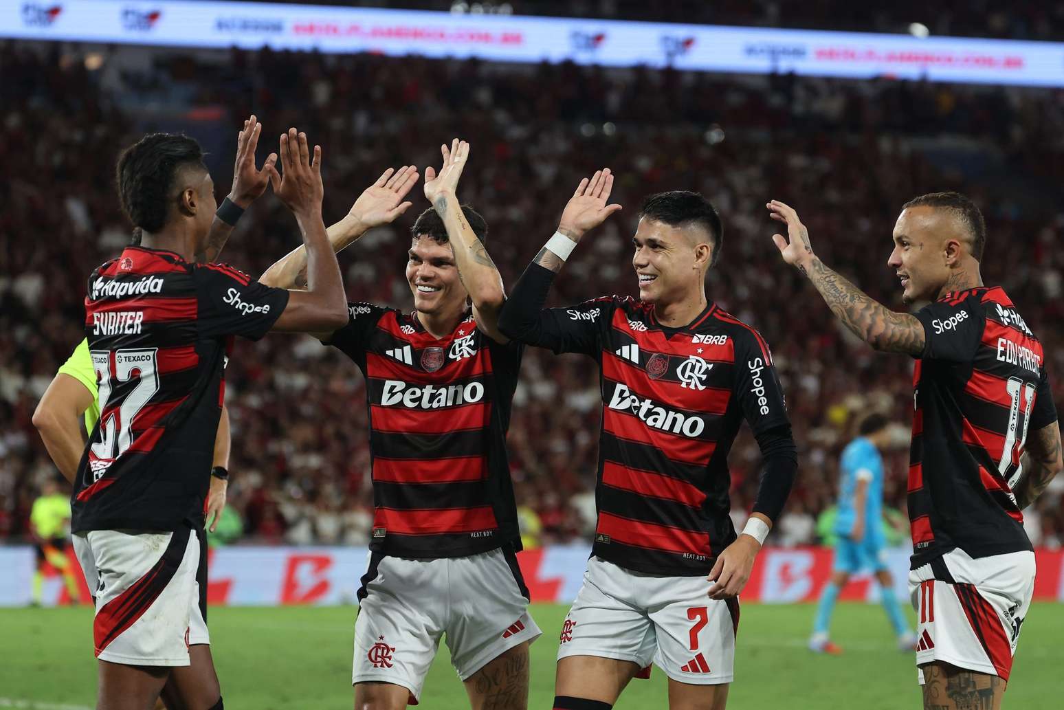 Jogadores do Flamengo
