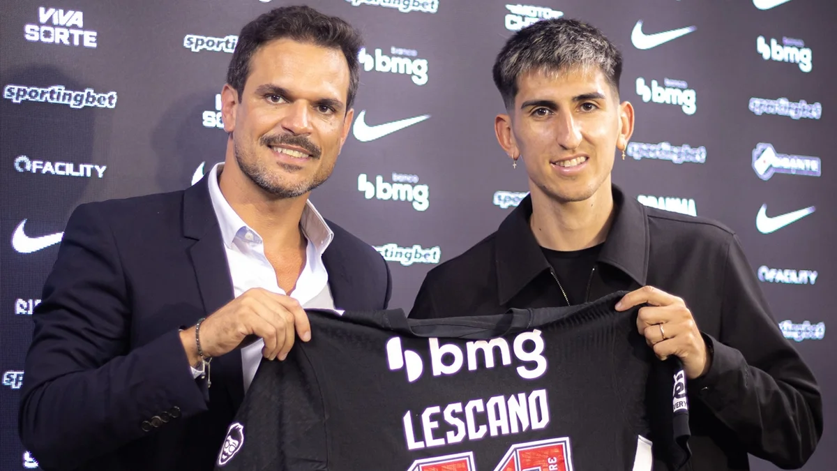 Reforço do Vasco, Lescano é apresentado e diz estar apto a entrar em campo