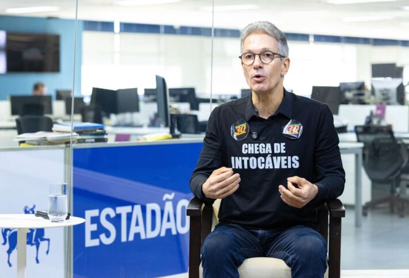 Romeu Zema em entrevista ao Estad&atilde;o nesta sexta-feira, 4.