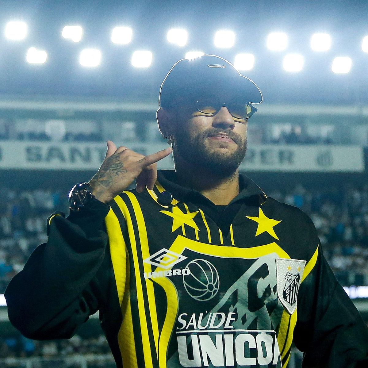 Neymar desabafa após eliminação do Santos na Sul-Americana: ‘Dias melhores virão’