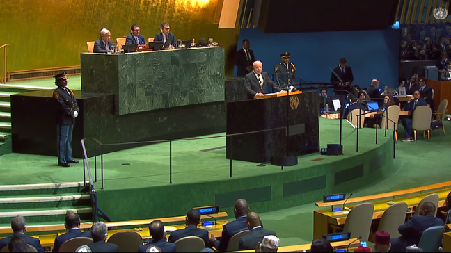 Tom eleitoral, gravata da sorte e 4 interrupções por palmas: como foi o discurso de Lula em 7 pontos na ONU