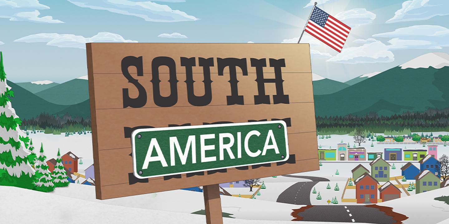 'South Park' diz que está mudando o nome para 'América do Sul' em clara referência à Trump
