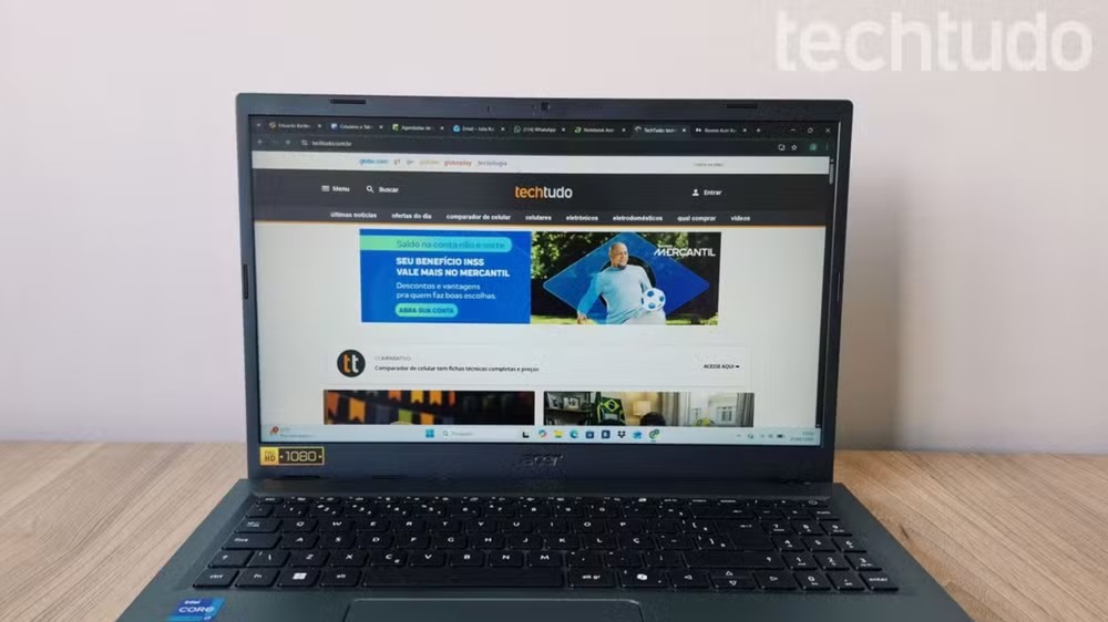 O Acer Aspire Go 15 é uma das opções da lista — Foto: Julia Rabaça/TechTudo