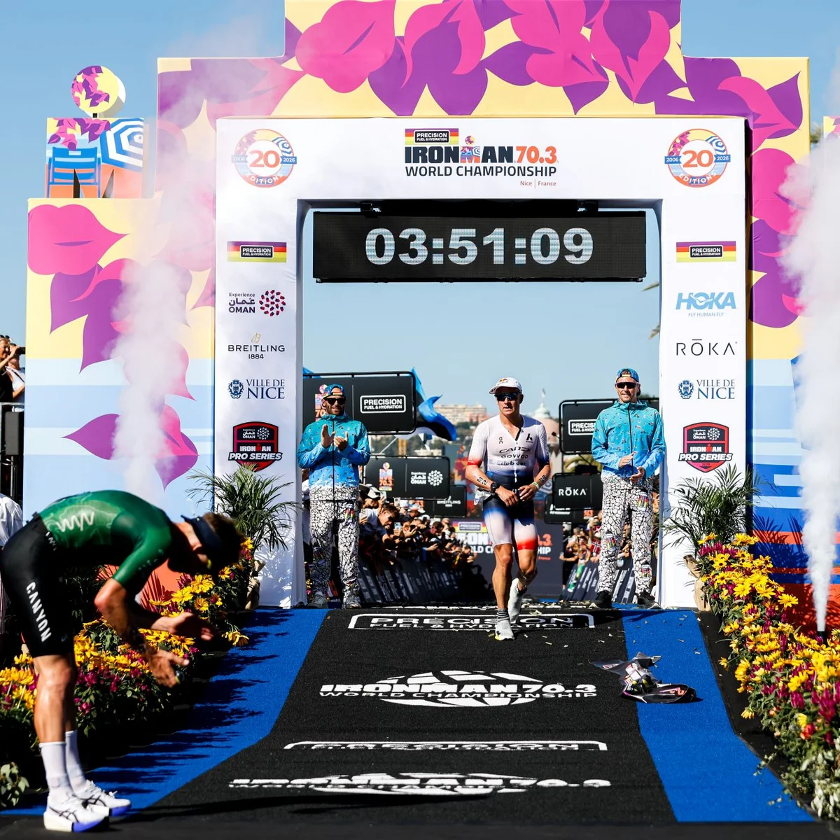Campeão olímpico, bate tempo recorde de corrida no Mundial de Ironman 70.3