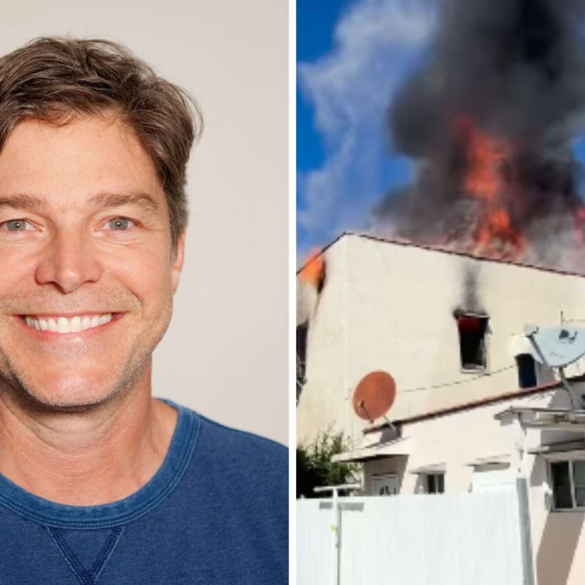 Ex-Globo Erik Marmo arrecada R$ 200 mil em vaquinha para reconstruir sua casa após incêndio