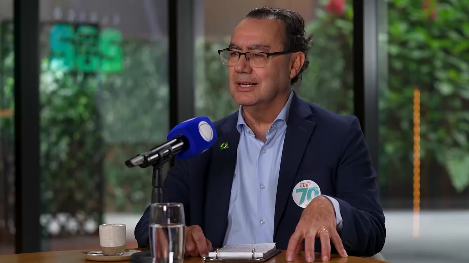 Augusto Cury deu declaração ao ser questionado sobre o que faria para crescer mais nas pesquisas RECORD/Reprodução – 13.09.2026