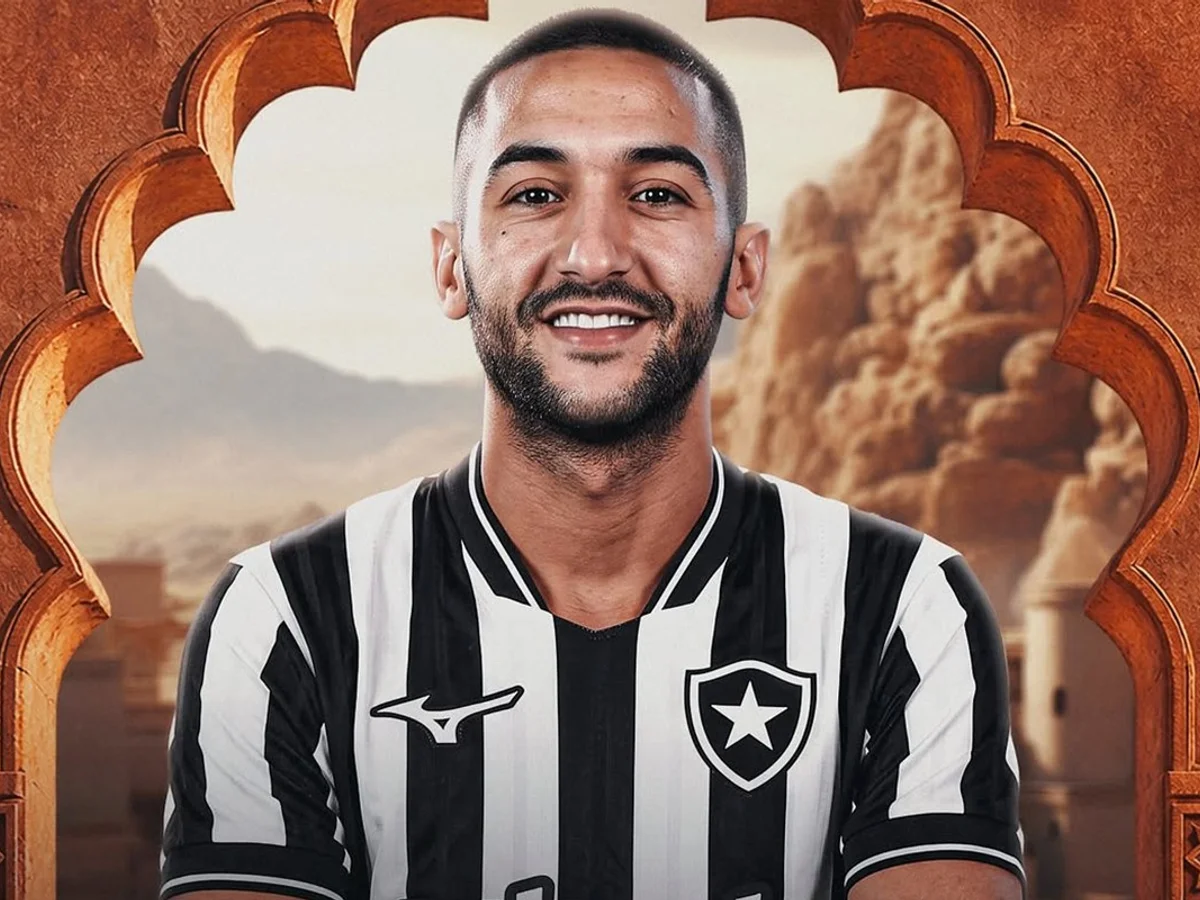 Hakim Ziyech, semifinalista da Copa de 2022, é anunciado pelo Botafogo