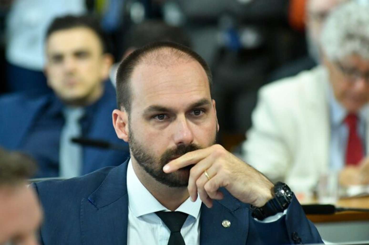 STF iniciou julgamento de recurso contra condena&ccedil;&atilde;o de Eduardo Bolsonaro