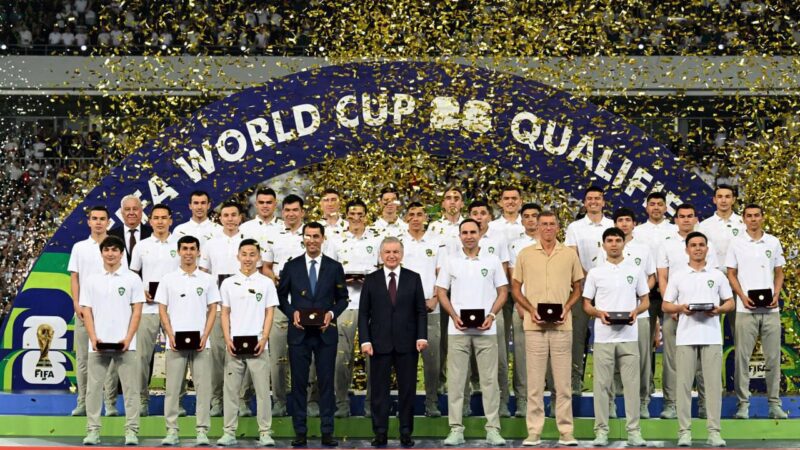 Imagem relacionada à notícia: O sucesso do futebol do Usbequistão serve como um suporte para as reformas prometidas