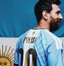 Camisa especial para a despedida de Messi na seleção da Argentina - Foto: Divulgação / Jogada10