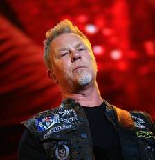 James Hetfield em show do Metallica na China em 2017 Foto: Tenho Mais Discos Que Amigos!
