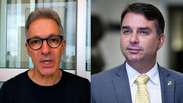 Zema declara apoio a Fl&aacute;vio Bolsonaro no 2&ordm; turno: 'N&atilde;o vou ficar em cima do muro'