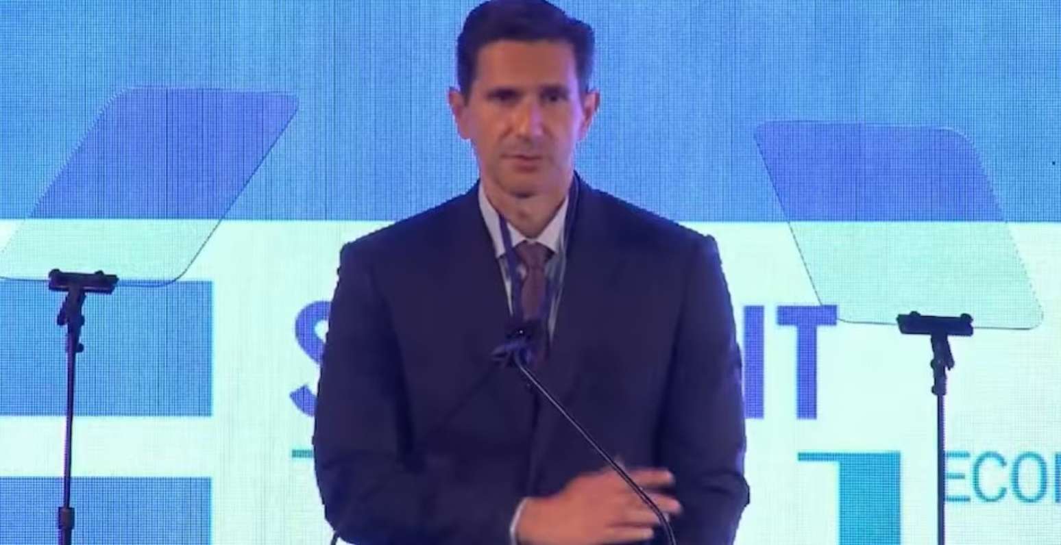 Fred Kachar durante evento do Valor em Nova York em 2024