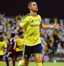 Cristiano Ronaldo deixou sua marca na vitória do Al Nassr sobre o Al Faisaly - Foto: Divulgação/Al Nassr / Jogada10