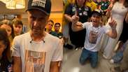 Cleitinho comemora vit&oacute;ria ao governo de MG, se ajoelha e agradece eleitores: 'Vou governar para todos'