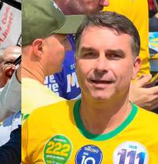 Lula e Flávio Foto: Divulgação/Reprodução redes sociais