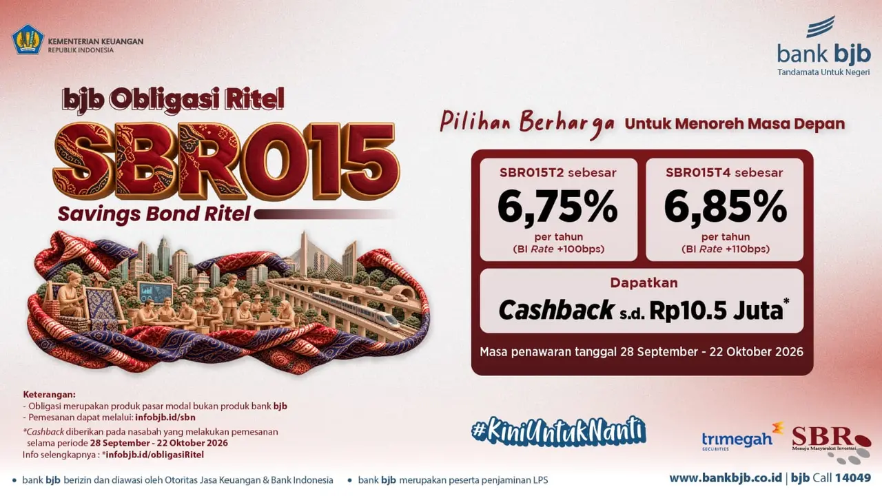 SBR015 Jadi Pilihan Investasi, bank bjb Hadirkan Akses SBN Ritel bagi Masyarakat