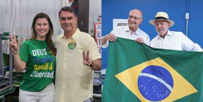 Flávio vota no Rio e Lula em SP Foto: Divulgação/Flávio/Werther Santana/Estadão Conteúdo