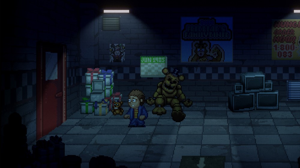Five Nights at Freddy's: Into the Pit é spin-off 2D da franquia — Foto: Reprodução/Steam