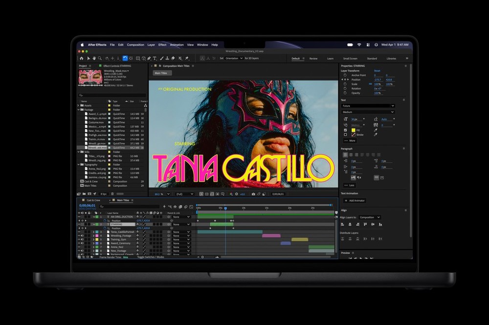 A tecnologia Neural Engine duplo de 16 núcleos oferece desempenho até 1,9 vezes mais rápido que o MacBook Pro M5 — Foto: Divulgação/Apple