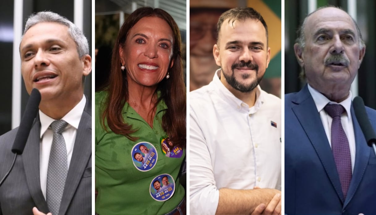 Senado em GO: Gayer e Gracinha empatam no 1º voto; Mendanha e Zacharias, no 2º, aponta Igape