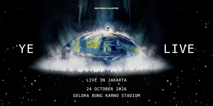 Todas as luzes brilham em Jacarta para o único show da Ásia do Sudeste de Kanye West