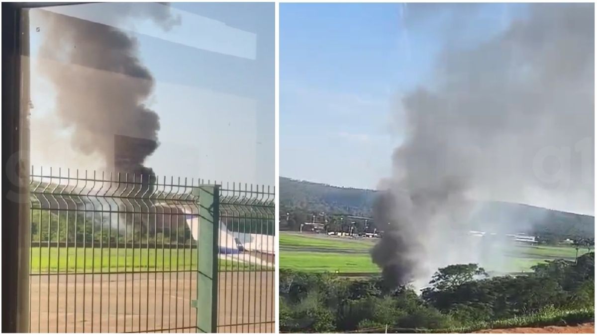 Avião da PM cai perto de Ipatinga e deixa três mortos no Vale do Aço